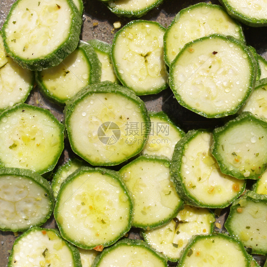 库尔热苏奇尼食物宏观黄色营养绿色蔬菜美食图片