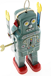 机器人键盘玩具背景图片