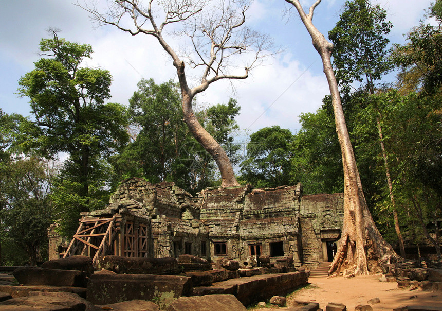 昂科石工文化旅游宗教高棉语丛林佛教徒遗产寺庙旅行图片