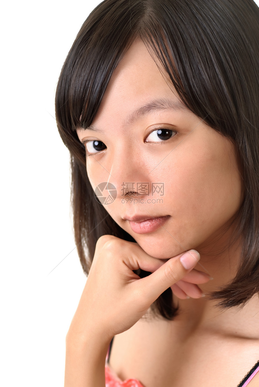 亚洲美丽的亚洲女性的脸容图片