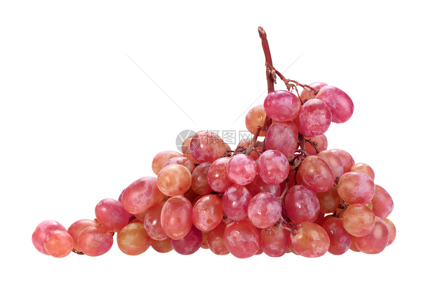 粉红色葡萄的一整串图片