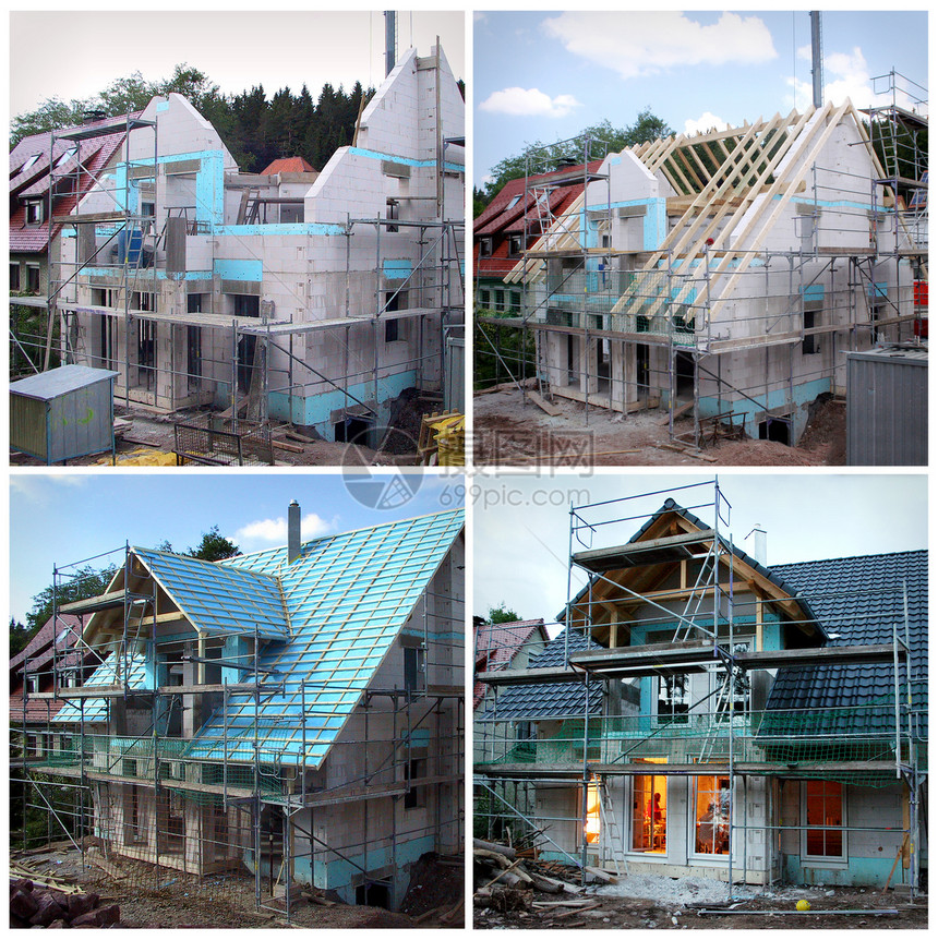 Neubau 纽包家庭能量建筑木头花园抵押石工屋顶经理窗户图片