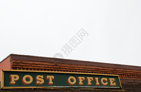 老邮局旧邮局标志背景