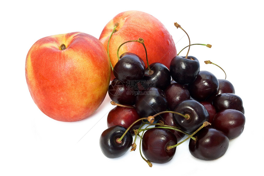 西班牙语美味食物宏观饮食油桃甜点水果浆果营养图片