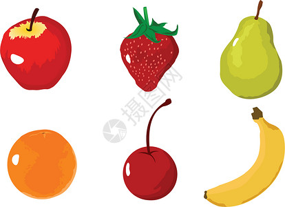 苹果沙拉水果果橙子礼物艺术品饮食阴影早餐沙拉绿色水果设计图片