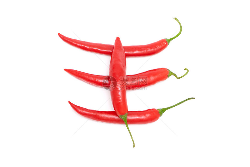 红辣椒白色生产蔬菜味道辣椒烹饪曲线摄影异国香料图片