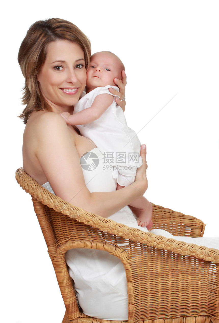 抚养婴儿的母亲父母母性白色育儿孩子生活女士拥抱女孩新生图片