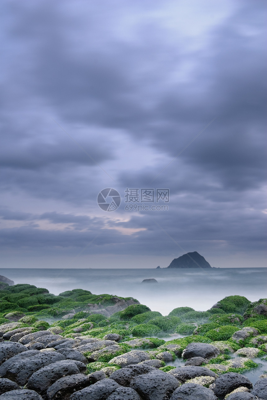 海洋景观海景雷雨岩石海滩风暴环境砂岩巨石冲浪风景图片