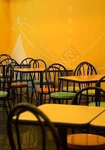餐馆店铺椅子家具餐厅背景图片