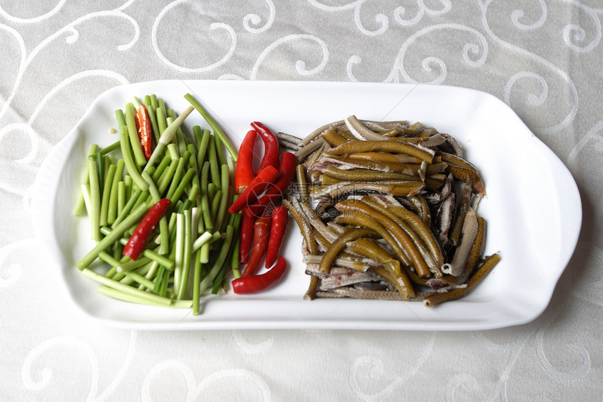 中国菜 中餐饭厅蔬菜佳肴贝类饮食烹饪素食宴会绿色食物图片