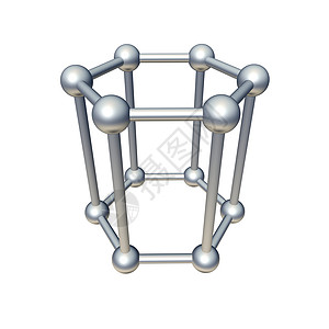 3d六边形模型背景图片