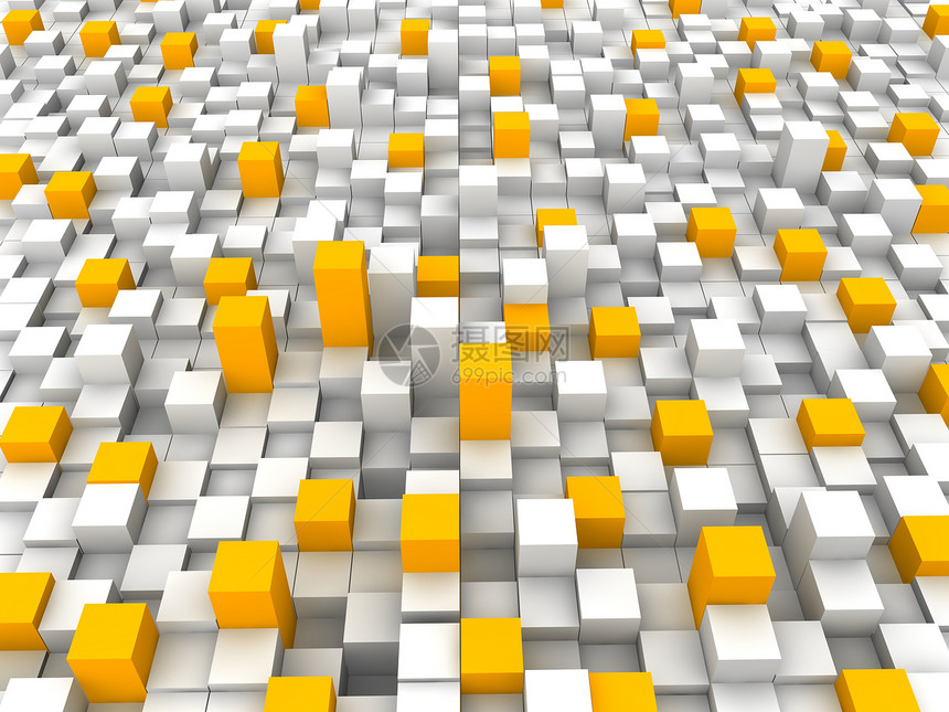 橙和白区块密集地盒子立方体橙子创造力积木正方形团体灰色平行线图片