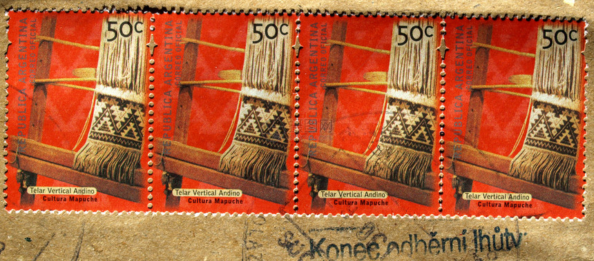 阿根廷邮票商业邮政空邮信封船运空气邮资邮件图片