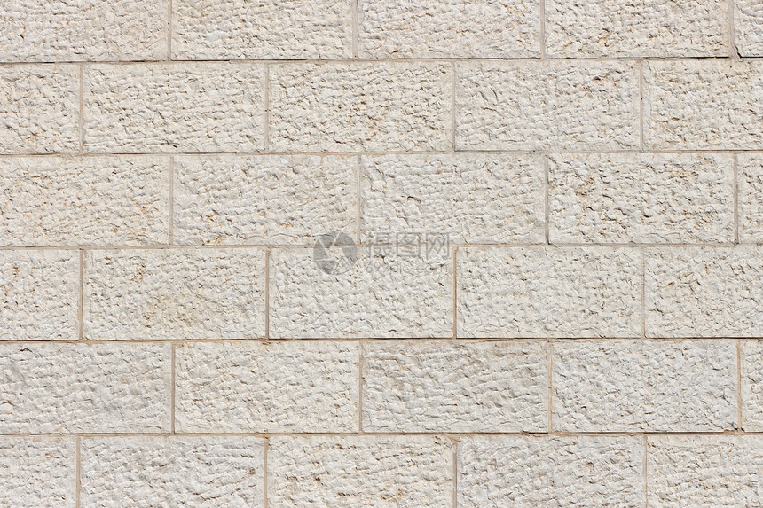 以耶路撒冷石块建造的垂直墙水泥石方墙纸白色黄色砖块风化积木石墙棕色图片