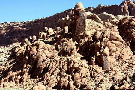 红岩峡谷矿物石头背景图片