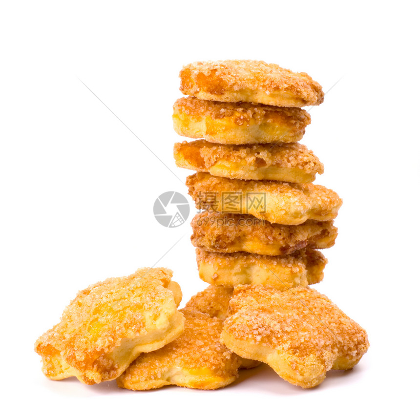 饼干堆叠芯片黄色垃圾白色育肥食物小吃面包屑贪婪饥饿图片