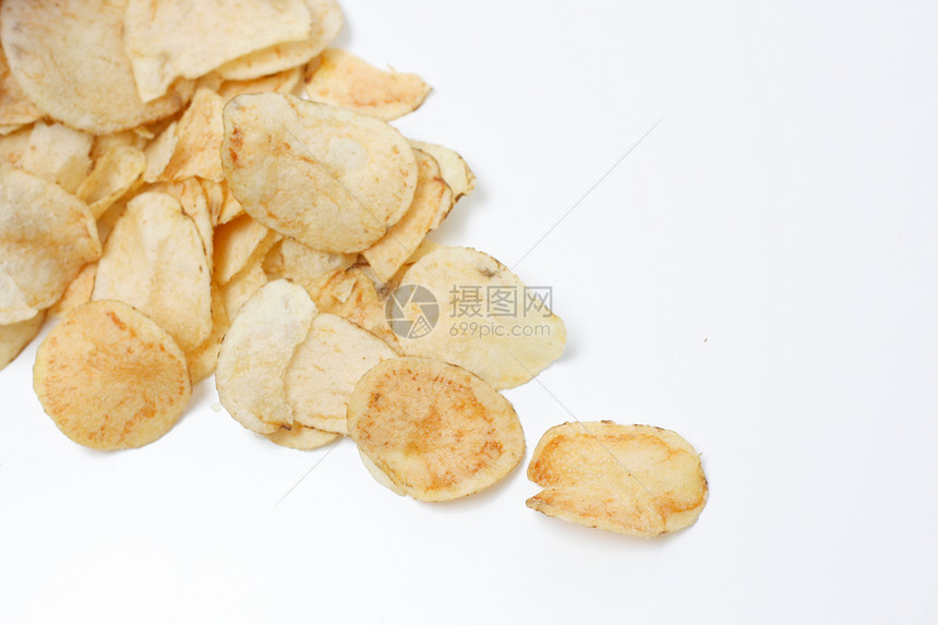 土豆薯片零食香料食物芯片小吃育肥盐渍消费波纹生活图片