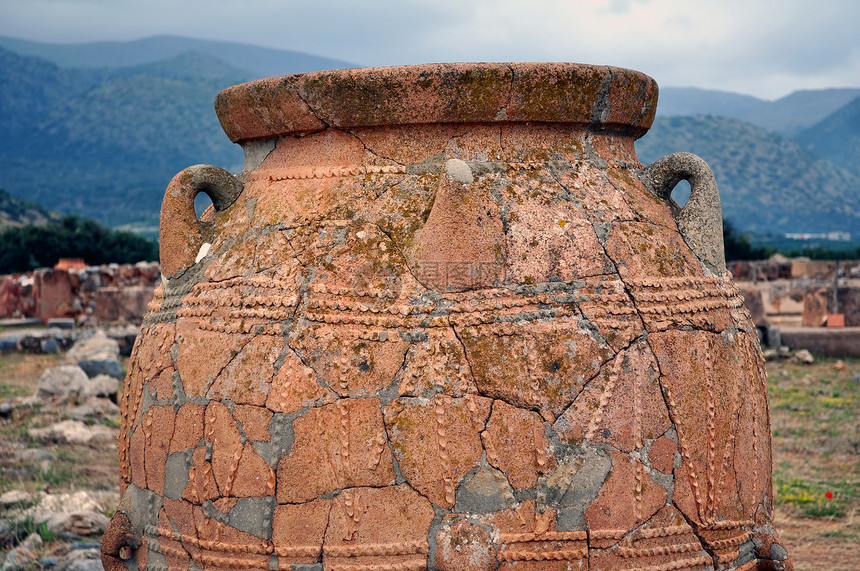 古董花瓶 米诺安宫 马利亚考古遗址图片