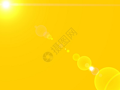火光灯泡黄色插图背景图片