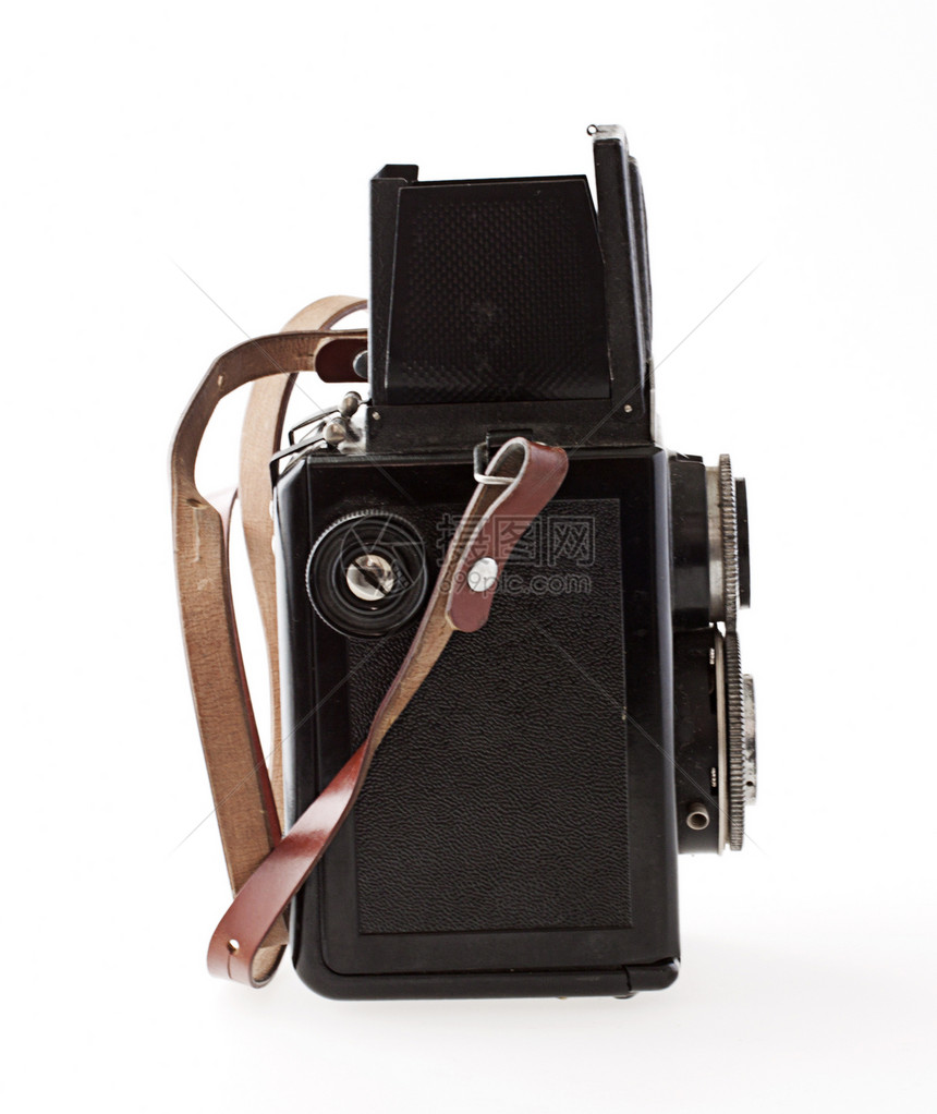 旧相机齿轮反光宏观古物古董光圈乐器毫米记者黑色图片