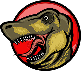 恐龙吉祥物野生动物蜥蜴卡通片动物侏罗纪怪物爬虫灭绝背景图片