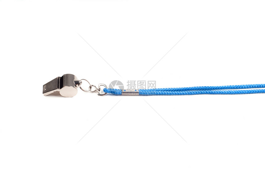 吹哨绳索合金玩具警察运动蓝色安全金属噪音细绳图片
