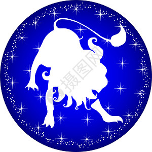 zodiac纽扣列装饰插图八字网页圆形星座网站风格十二生肖背景图片