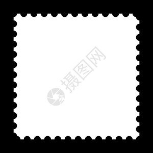 邮票剪贴画印戳爱好卡片定制邮资风格问候语邮戳模版盒子邮票背景