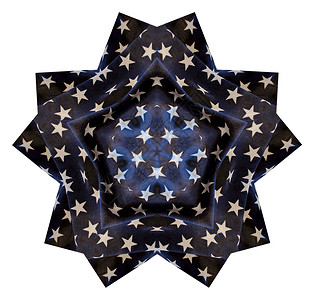 蓝色和白色的星星插图计算机背景图片