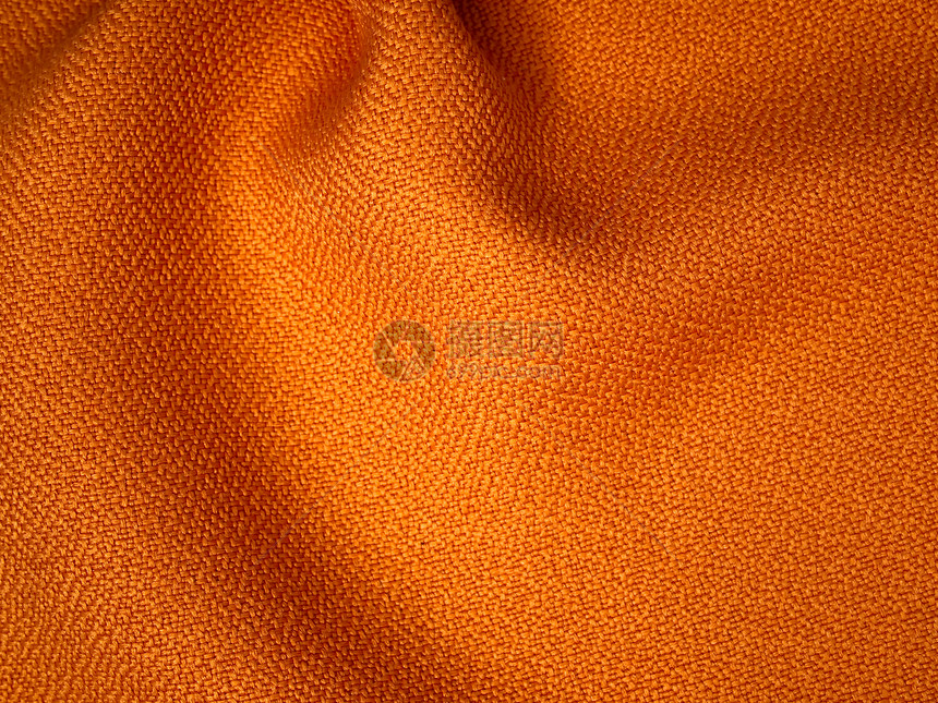 橙色纤维样本质量纺织品装饰家具亚麻墙纸地毯沙发材料棉布图片