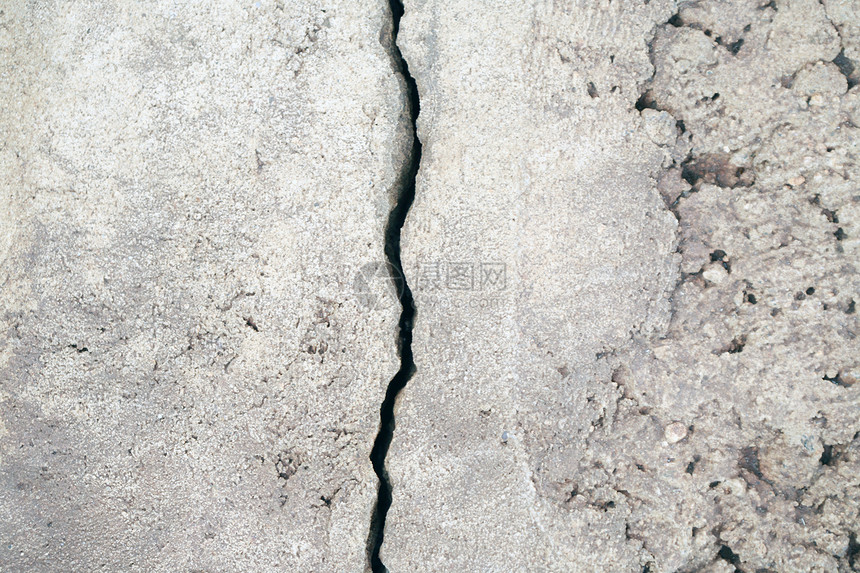 裂墙岩石纹理干旱裂缝石头建筑效果水泥结构图片
