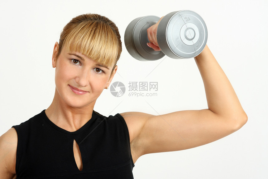 练习讲师衣服身体重量女士建造女性有氧运动力量训练图片