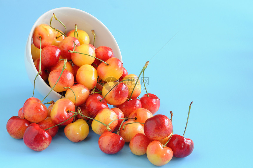 白樱桃健康水果小吃营养甜点图片