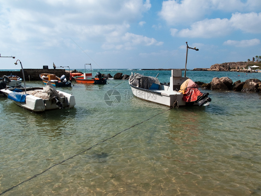 小型渔船渔夫海洋血管海滩旅游木头海岸线港口码头钓鱼图片