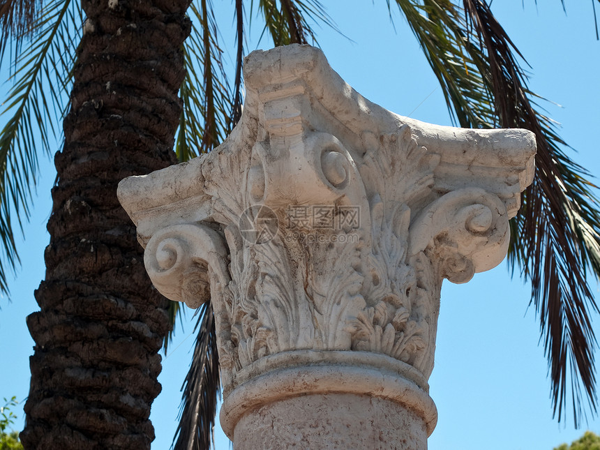 科林提亚希腊语 希腊罗马古典大理石力量历史建筑学建筑旅行古董火鸡考古柱子石头图片