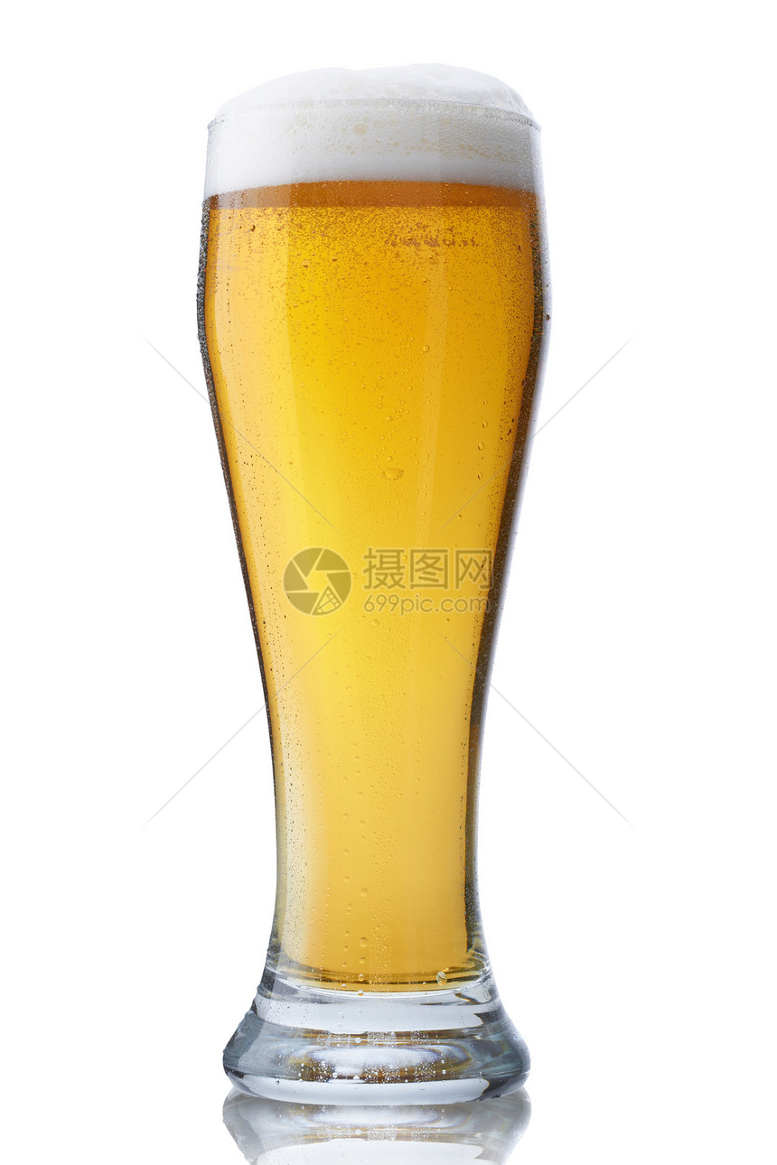 啤酒杯泡沫白色茶点酒精气泡飞沫啤酒厂玻璃黄色金子图片