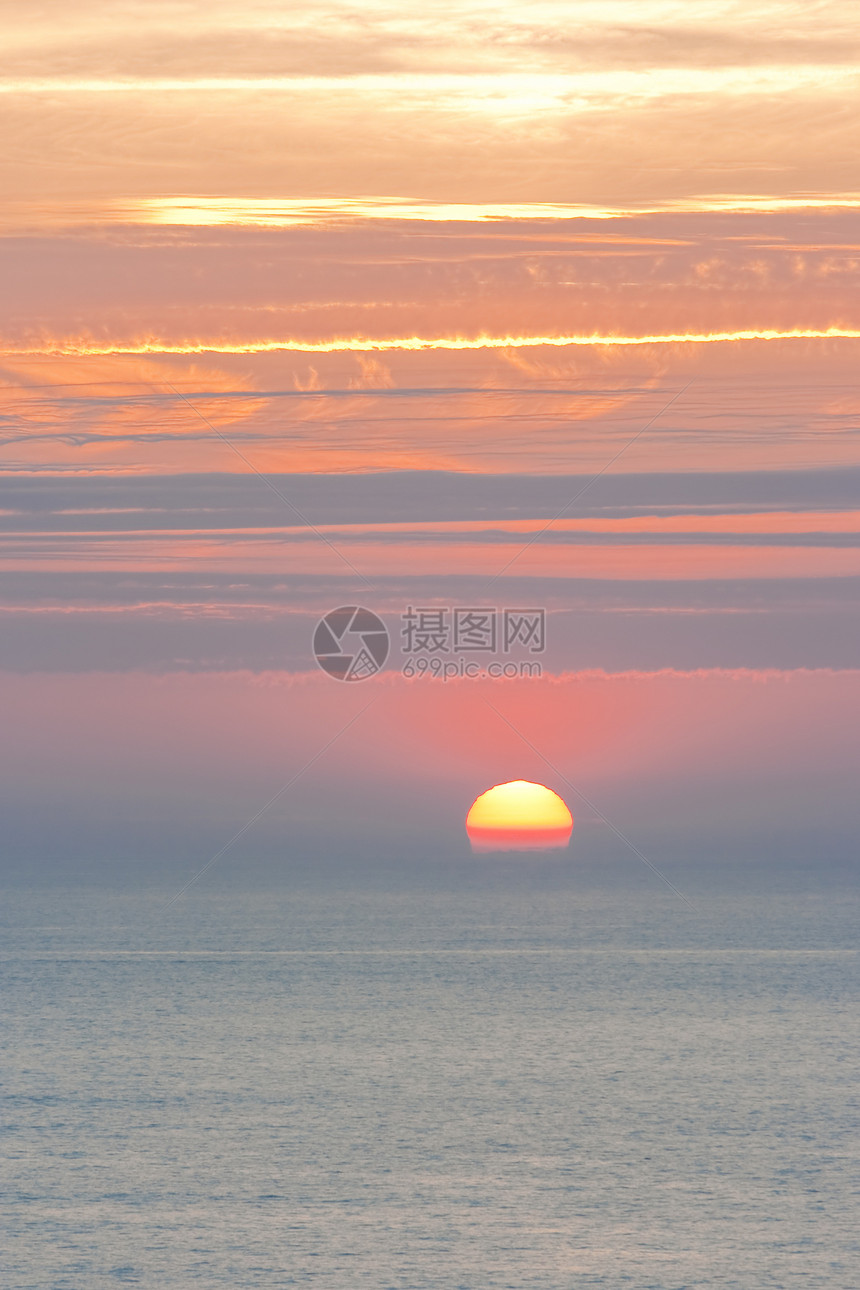 海景夏季日落海岸线海岸风景支撑太阳国家天空图片