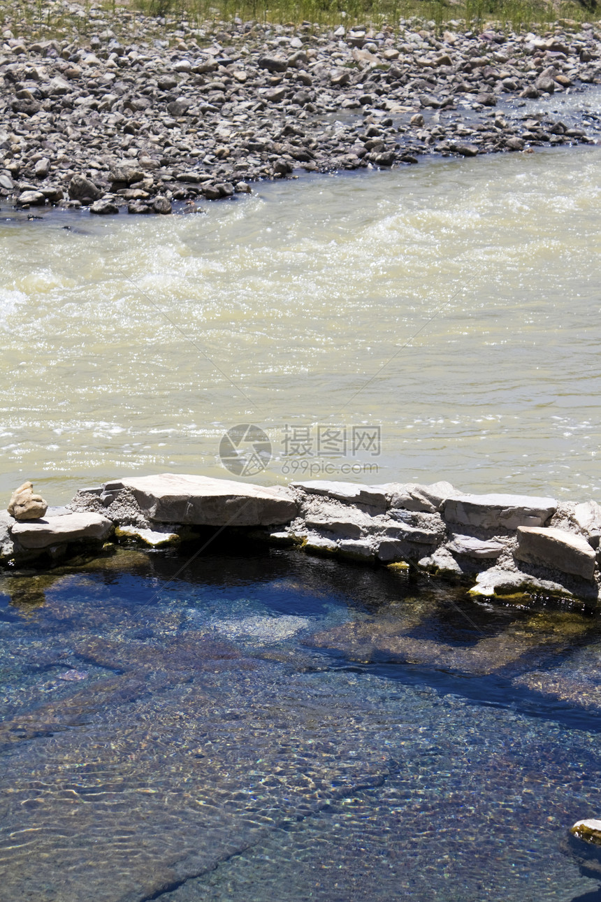 Big Bend NP的温泉游泳池图片