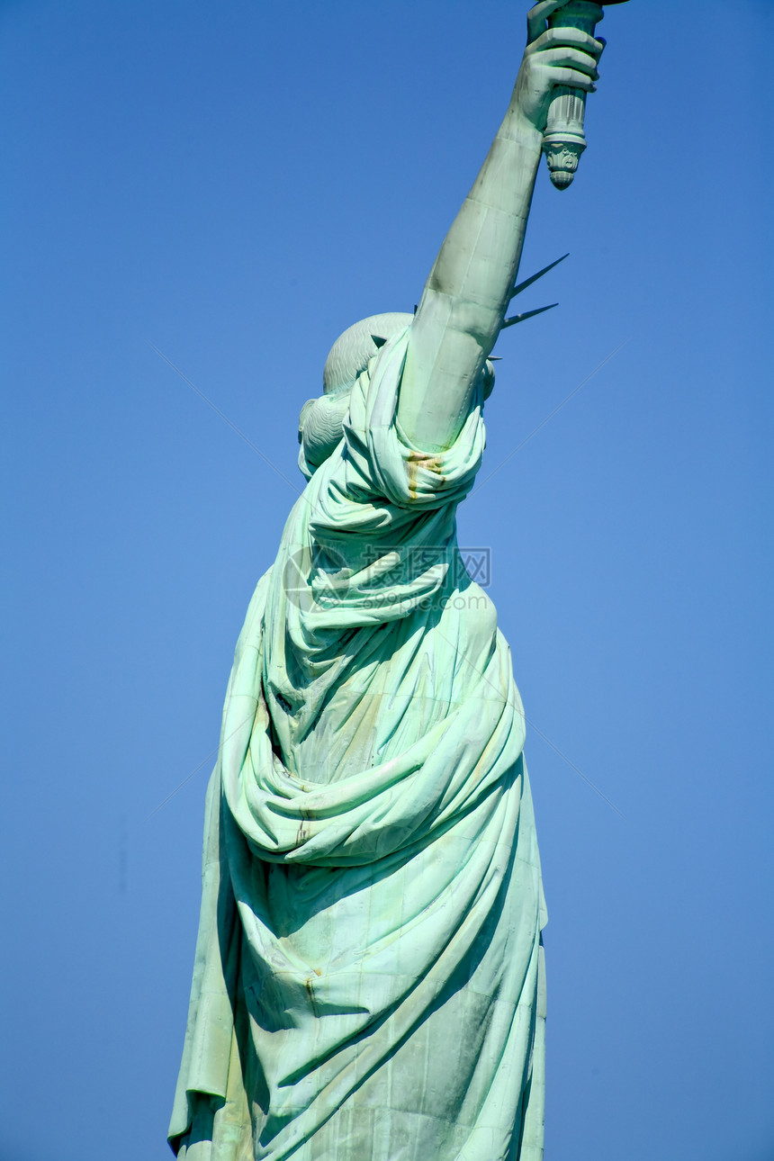 自由女神像旅游天空港口火炬女士雕像纪念碑自由旅行移民图片