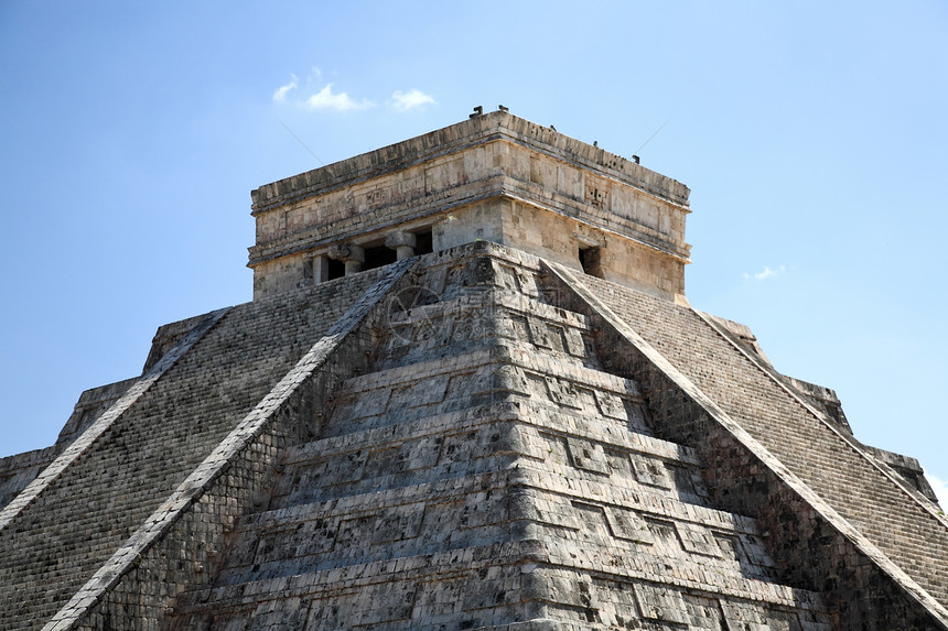 墨西哥的锡琴 Itza庙寺庙纪念碑楼梯吸引力旅行考古学建筑学地标遗迹访问旅游图片