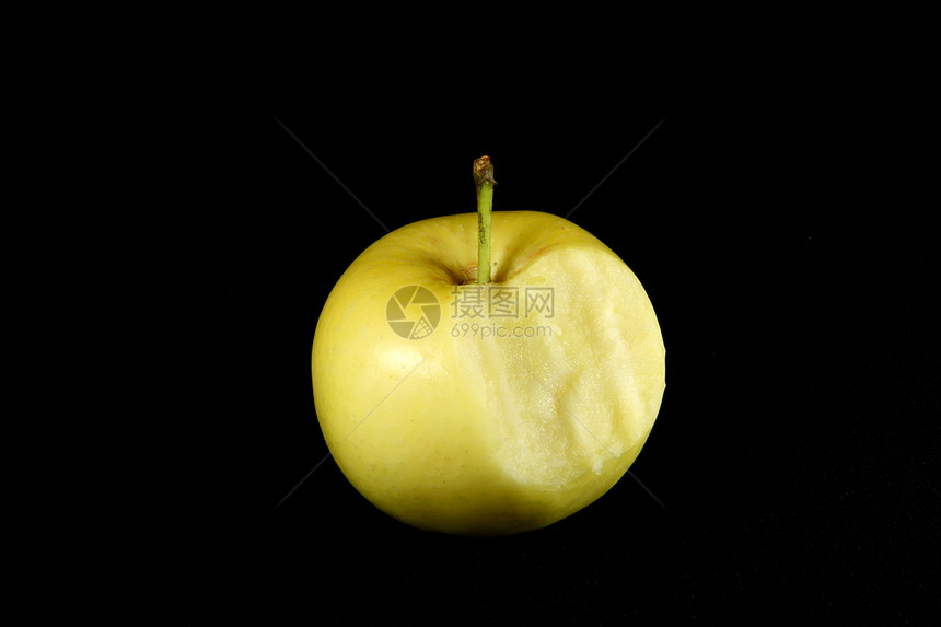黄黄苹果食物农场健康食品饮食黑色水果图片