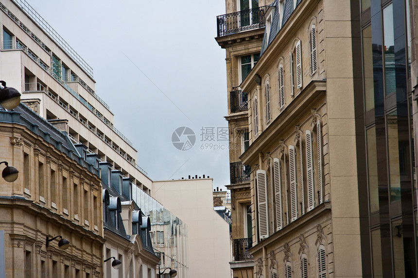 巴黎建构新旧建筑图片