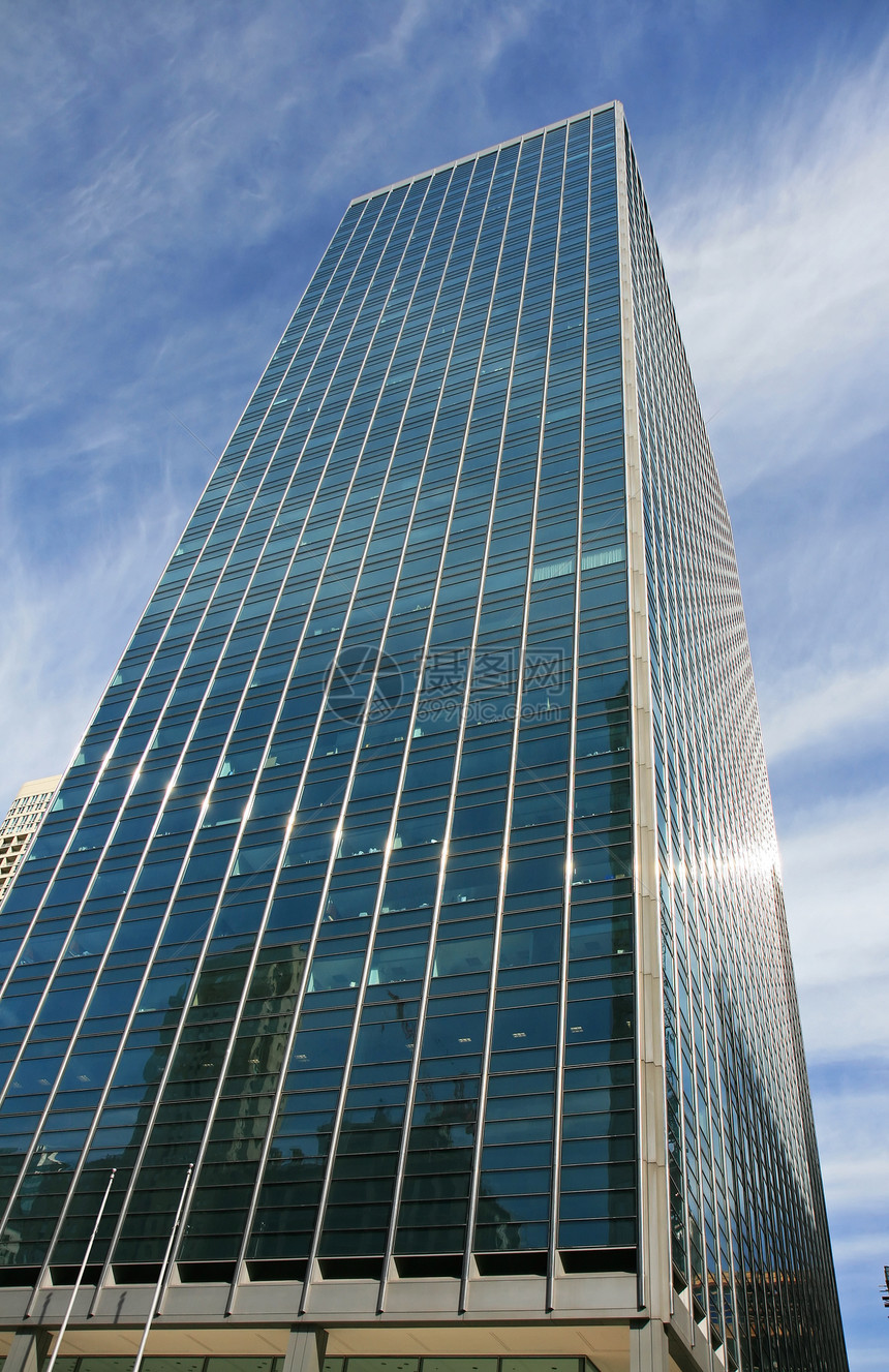 芝加哥高楼大楼的高层建筑场景明信片地标吸引力办公室景观金融海报建筑学旅行图片