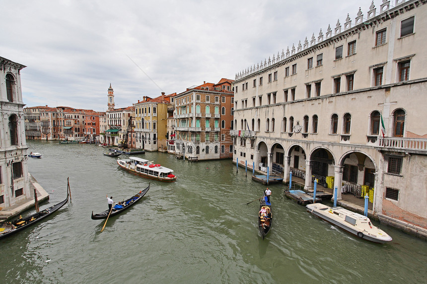 威尼斯大运河地标缆车旅行圆顶南方人游客旅游教会建筑物运河图片