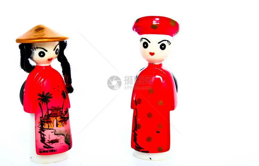 越南传统洋娃娃Name文化展示木偶历史性收藏创造力手工衣服装饰品数字图片