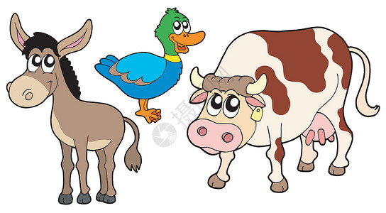农场动物收集 3背景图片