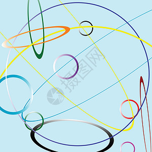圆环反射墙纸地球按钮网络装饰品圆圈蓝色插图海洋背景图片