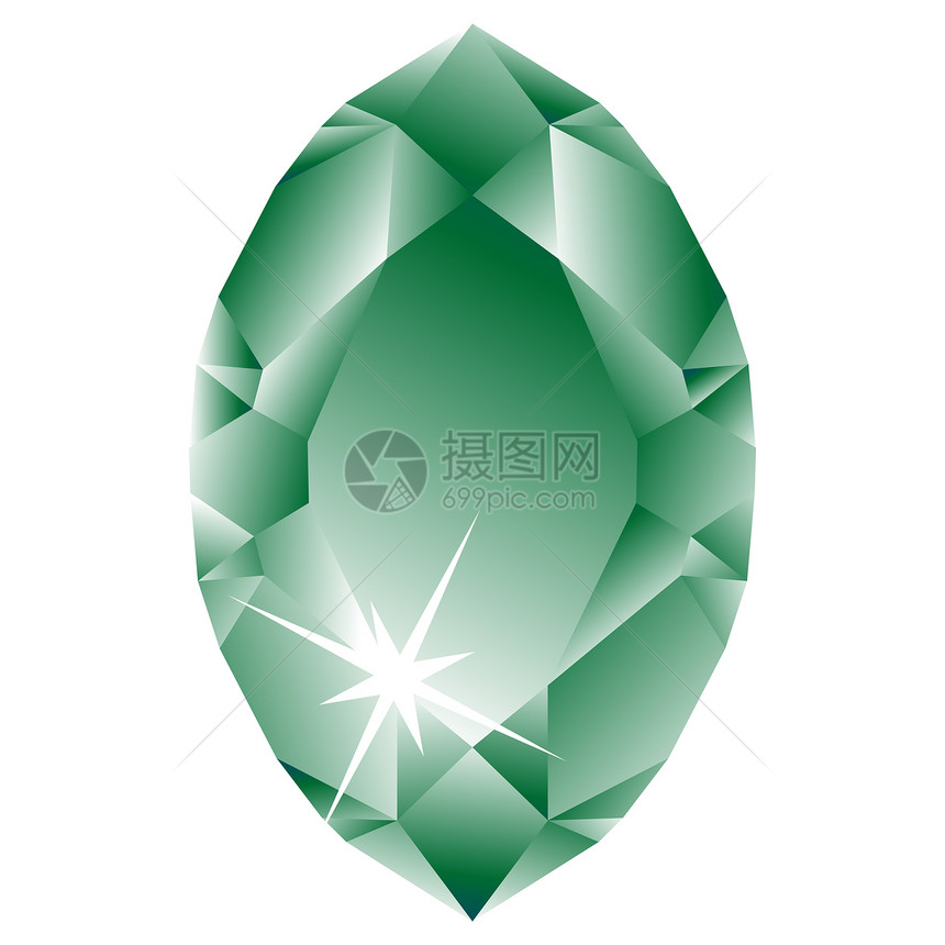 绿钻石对白火花玻璃石头婚姻蓝宝石折射插图反射珠宝水晶图片