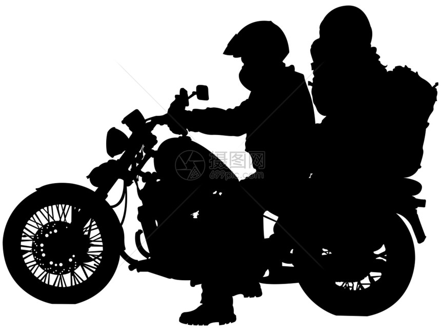 摩托车和自行车车轮插图轮子头盔绘画驾驶速度引擎运输骑术越野图片