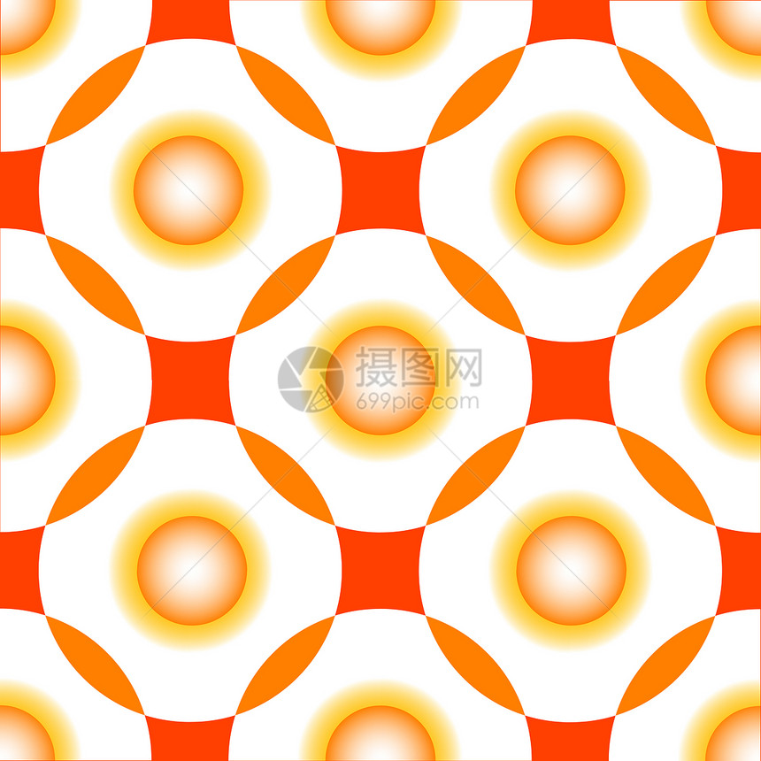 橙色圆环无缝图案材料工业金属床单耐用性银色盘子墙纸线条商业图片